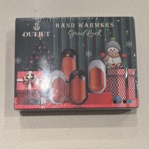 Hand Warmers - Festive Red and Black